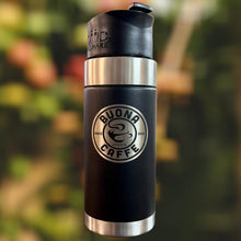 Load image into Gallery viewer, Buona Caffe Insulated Stainless Steel Bottle with Magnetic Lid - 16oz